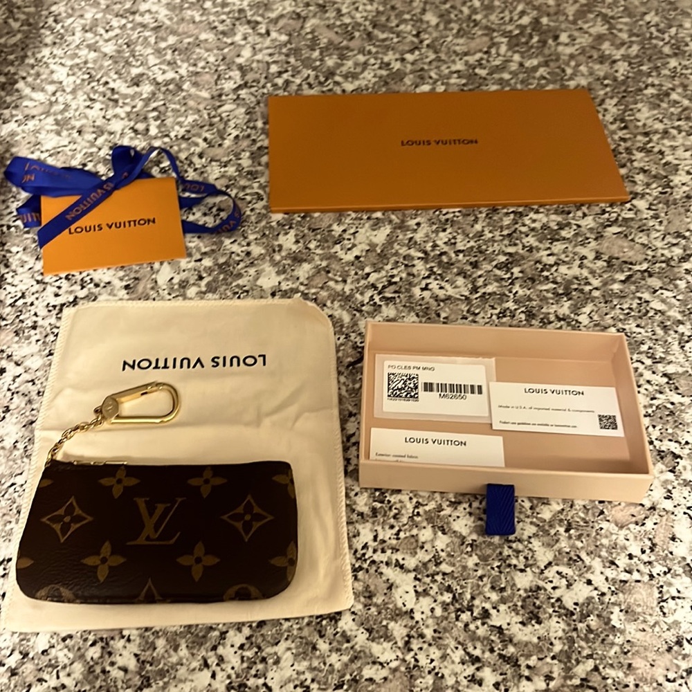 Louis Vuitton Monogram key pouch Brand New